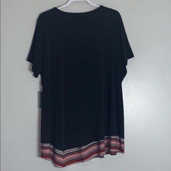 Avenue VIP Knits Short Sleeve Loose top plus 28 women’s New with tags - Picture 3 of 6